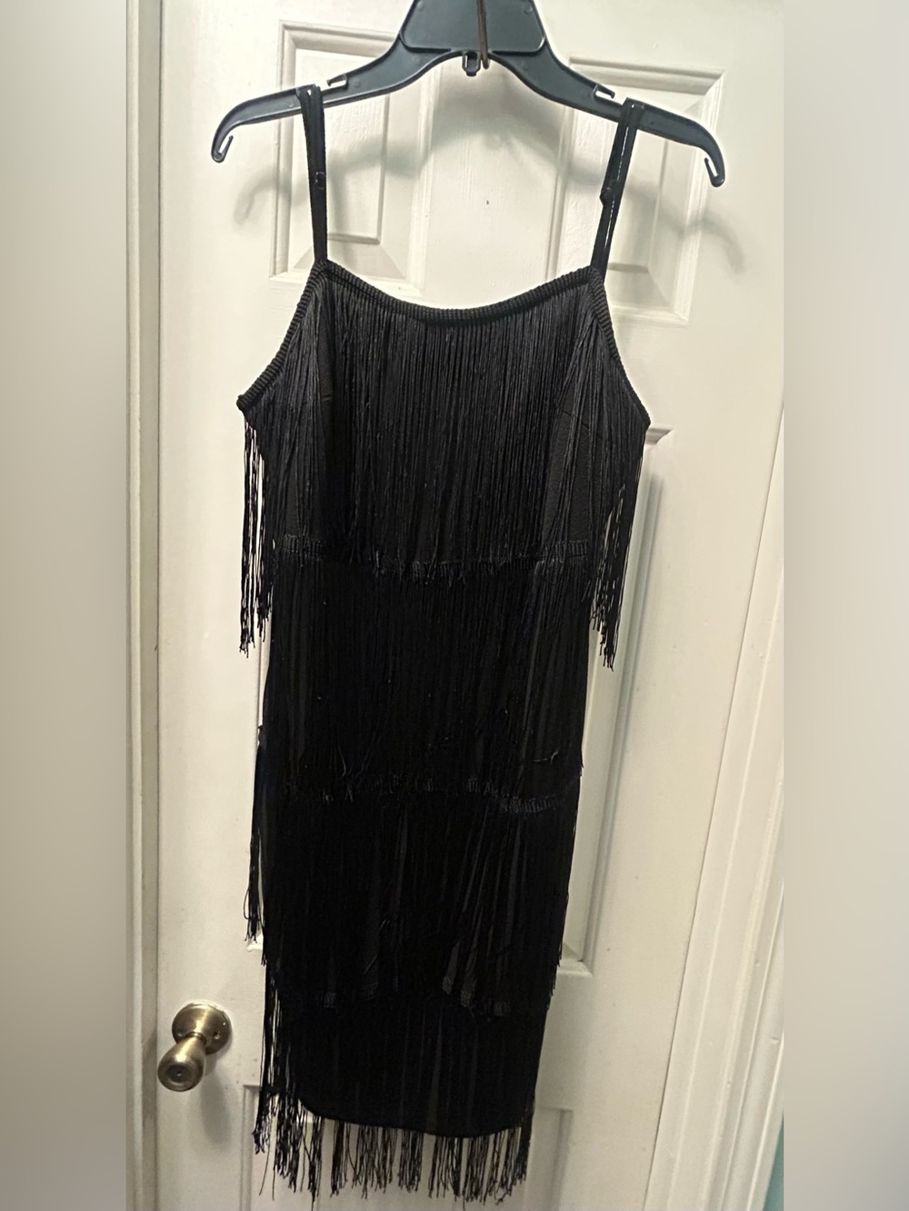 Fringe Flapper Fringe Slip Dress